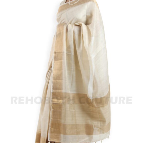 Half White Golden Zari