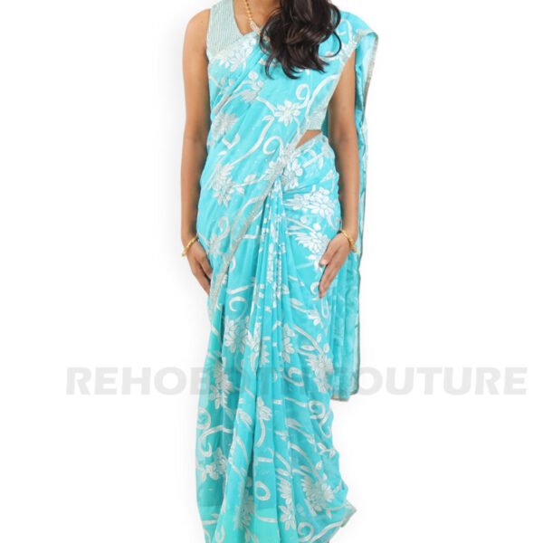 Sky Blue Georgette