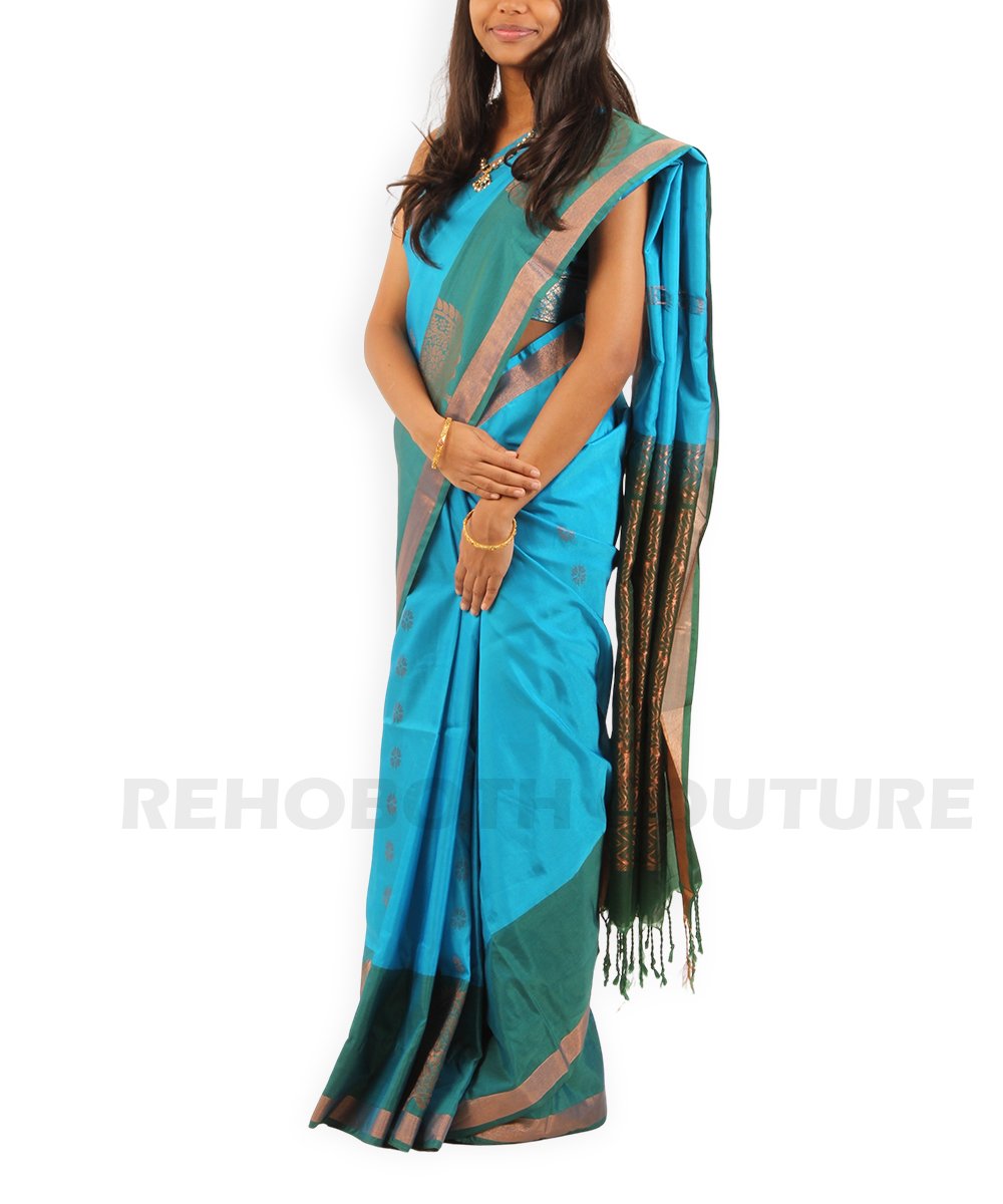Blue-Green Semi Silk - Image 3