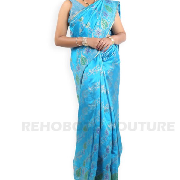 Turquoise Silk Woven