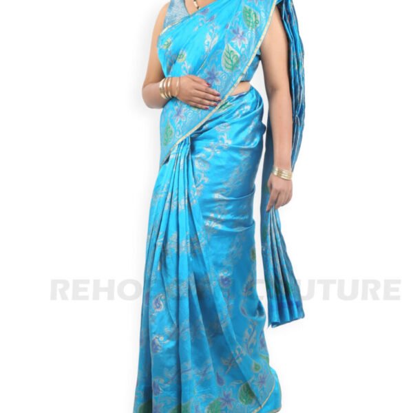 Turquoise Silk Woven