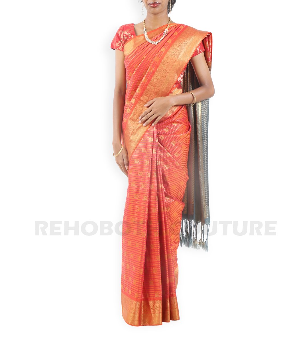 Red Orange Grey Gold