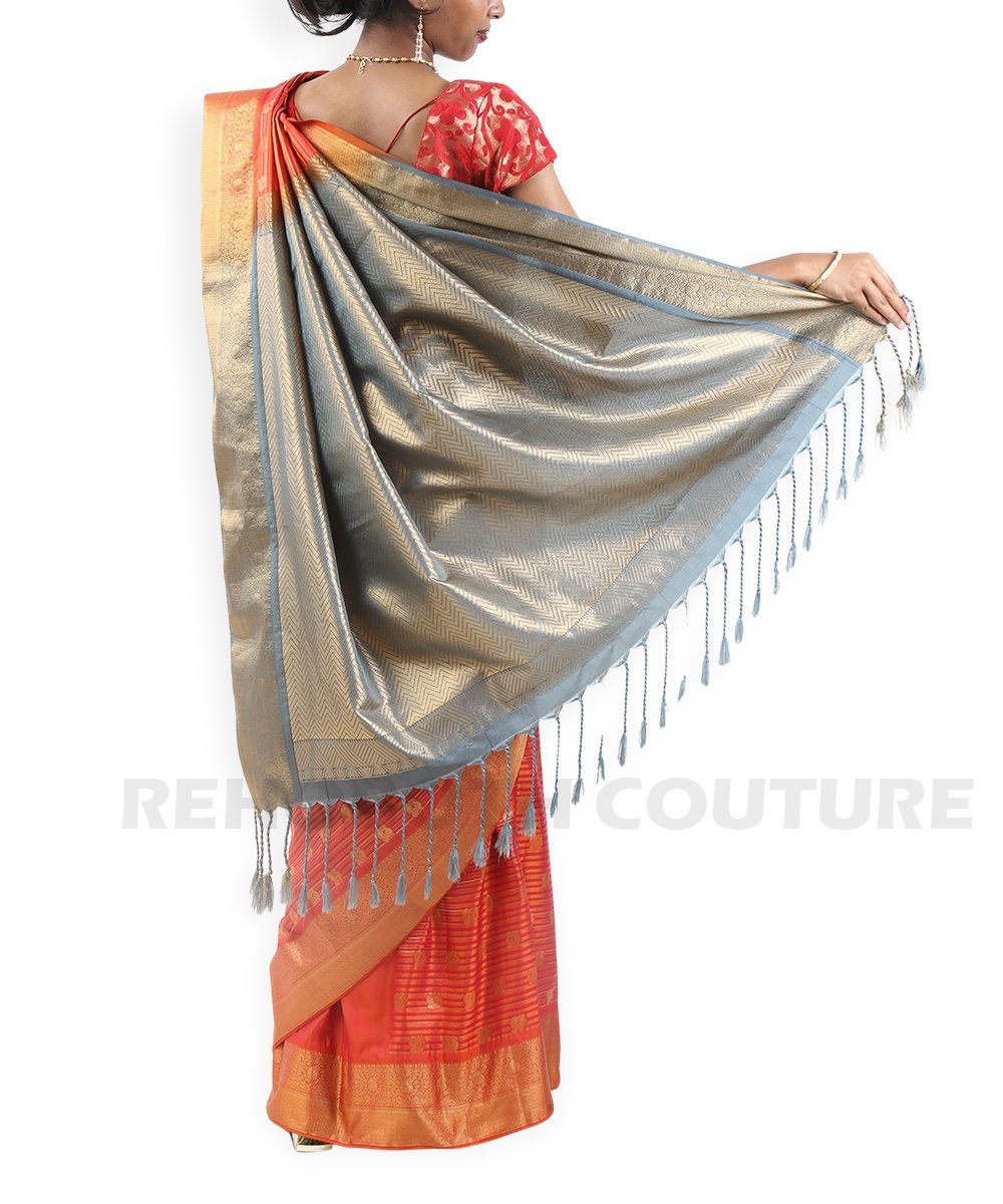 Red Orange Grey Gold - Image 4