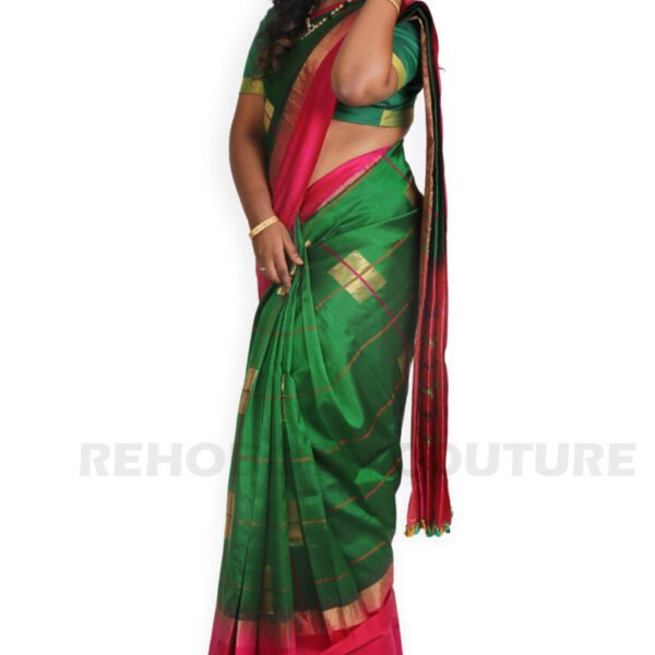 Vibrant Green Checked