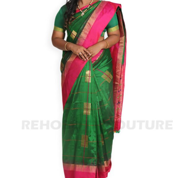 Vibrant Green Checked