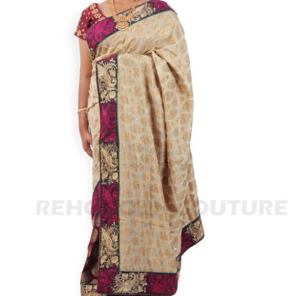 Beige Gold Semi-Katan