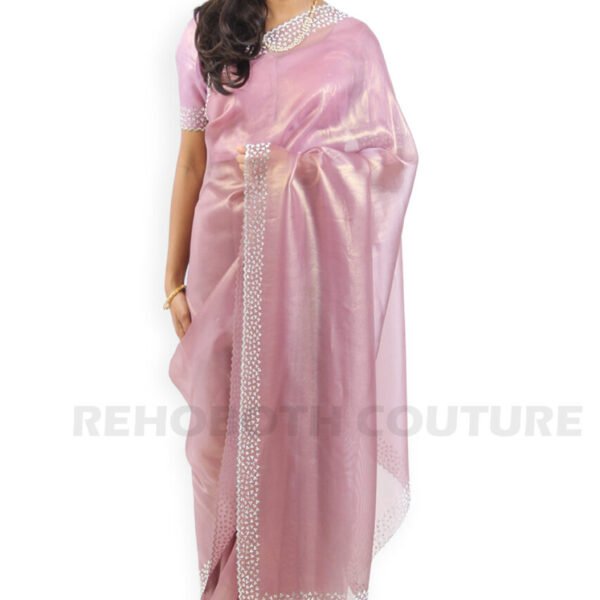 Pink Tissue Embellished