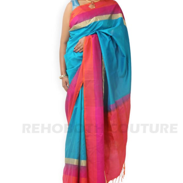 Teal Blue Pink Orange