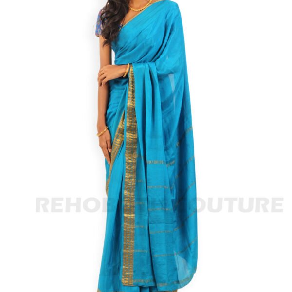 Sky Blue Mysore Silk
