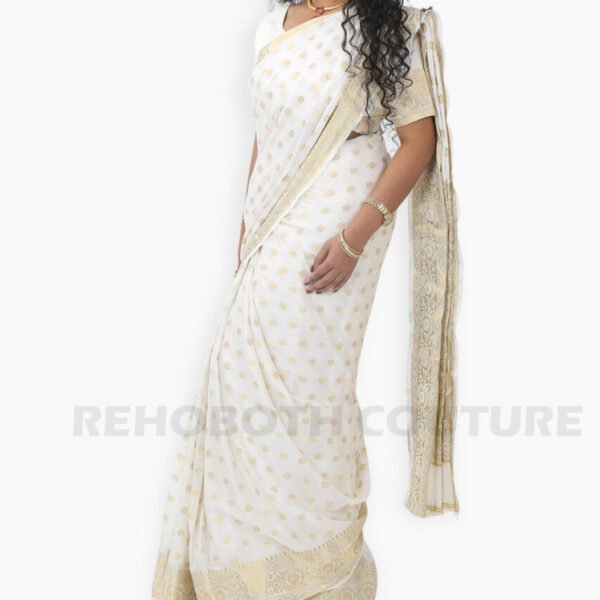 Half White Georgette
