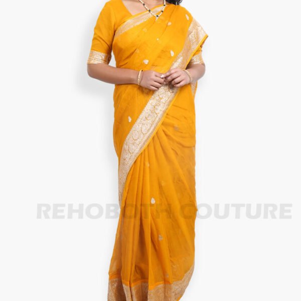 Mustard Silver Khadi